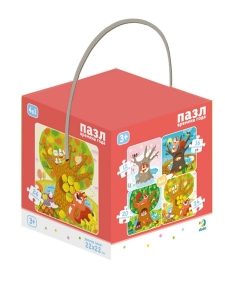 Времена года. Пазл 4-в-1 