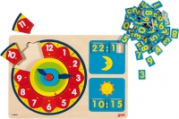 Обучающие часы-пазл, Goki