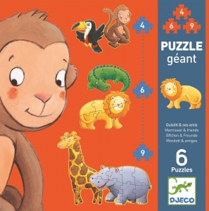 Пазл-гигант Обезьянка и её друзья