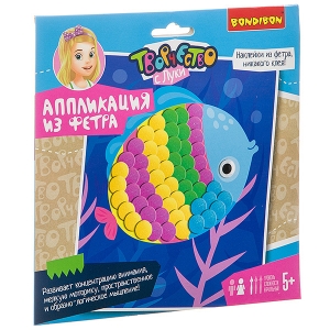 Аппликация из фетра. Рыбка. Набор для творчества