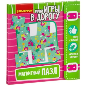 Магнитный пазл 5+. Игры в дорогу развивающие 