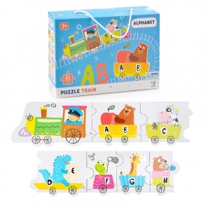 Пазл Английский алфавит. Паровозик