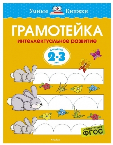 Интеллектуальное развитие детей 2-3 лет. Грамотейка