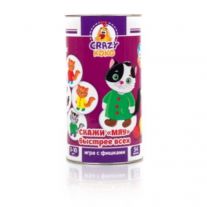 Скажи Мяу! Настольная игра в тубусе