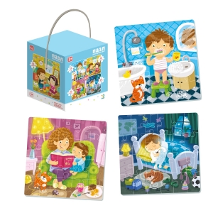 Распорядок дня. Пазл 4-в-1